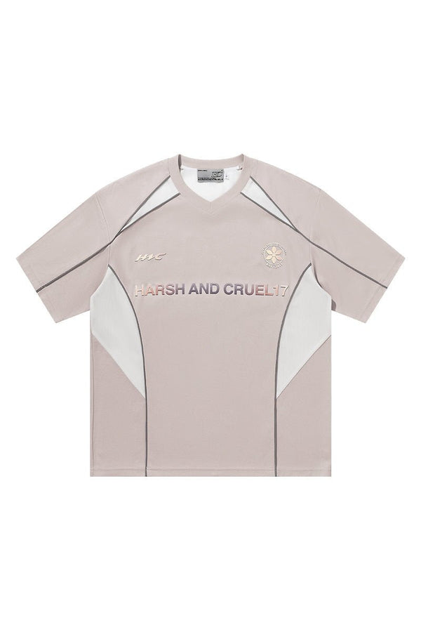 Spliced Jersey Logo Tee - COPPING THREADS - Harsh and Cruel