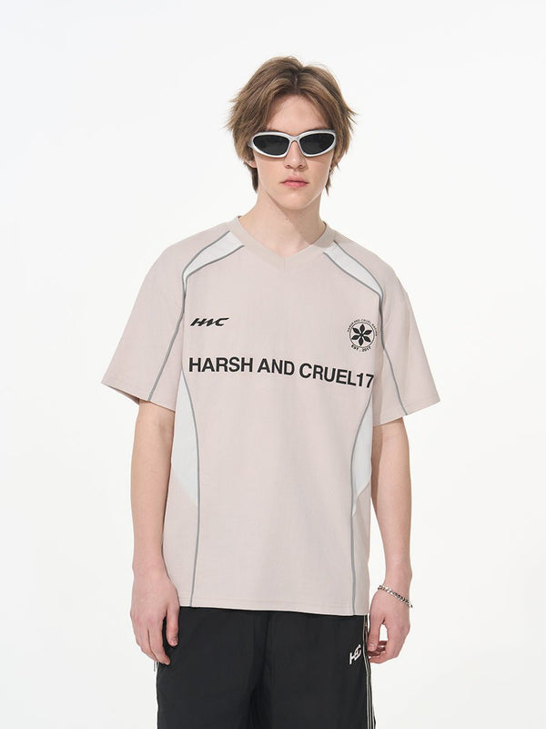 Spliced Jersey Logo Tee - COPPING THREADS - Harsh and Cruel