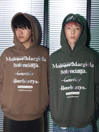 Spoof Brand Letter Print Hoodie - COPPING THREADS - ARTMONSTER