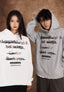 Spoof Brand Letter Print Hoodie - COPPING THREADS - ARTMONSTER