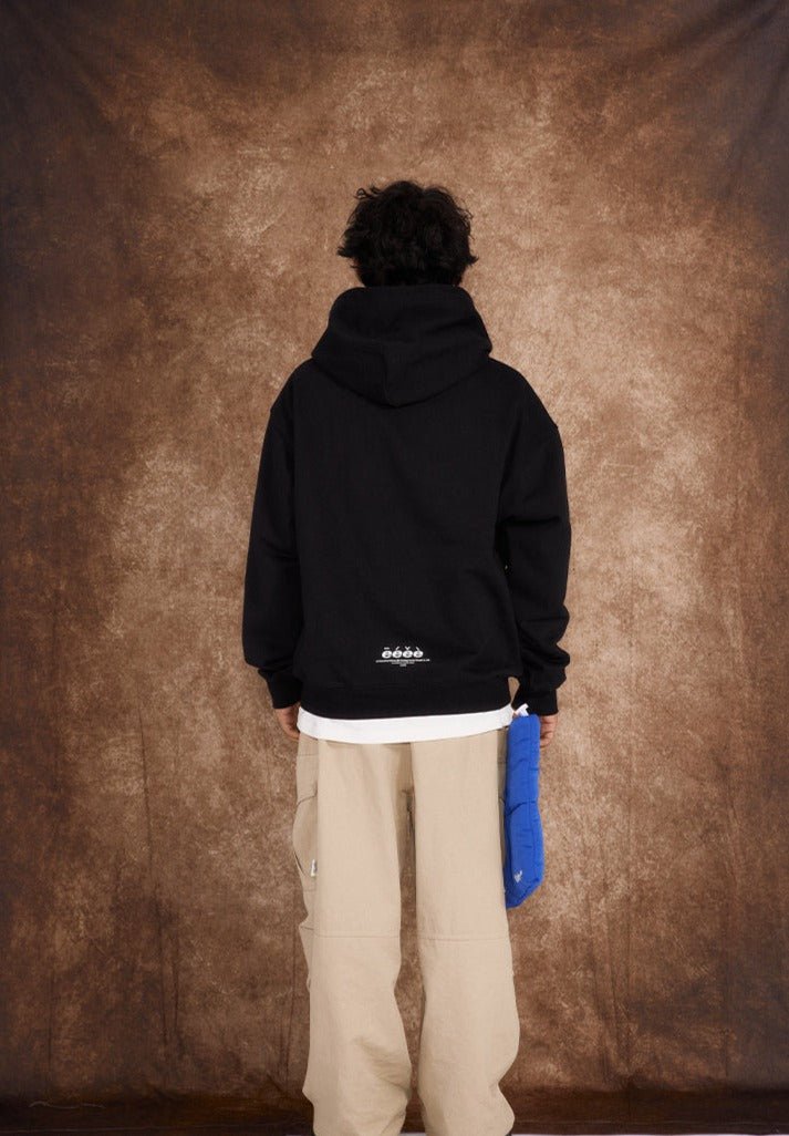 Spoof Brand Letter Print Hoodie - COPPING THREADS - ARTMONSTER