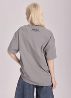 Spoof Brand Letter Print Short Sleeve Tee - COPPING THREADS - ARTMONSTER