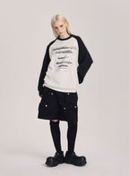 Spoof Brand Letter Print Sweatshirt - COPPING THREADS - ARTMONSTER