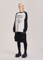 Spoof Brand Letter Print Sweatshirt - COPPING THREADS - ARTMONSTER