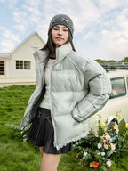 Sports Lace - Trimmed Puffer Jacket - COPPING THREADS - Harsh and Cruel