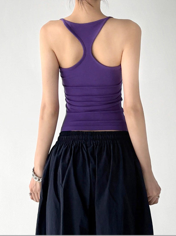 Square-Neck Fitted Tank Top - CT66152 - COPPING THREADS - CT ORIGINALS