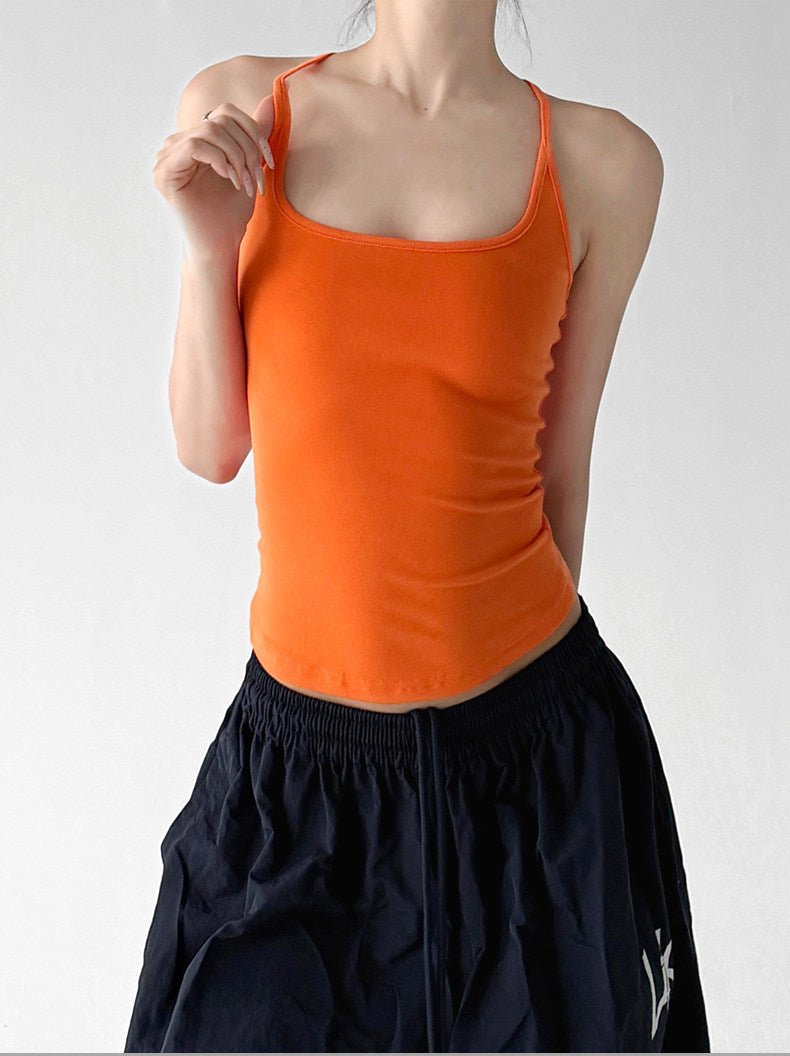 Square-Neck Fitted Tank Top - CT66152 - COPPING THREADS - CT ORIGINALS