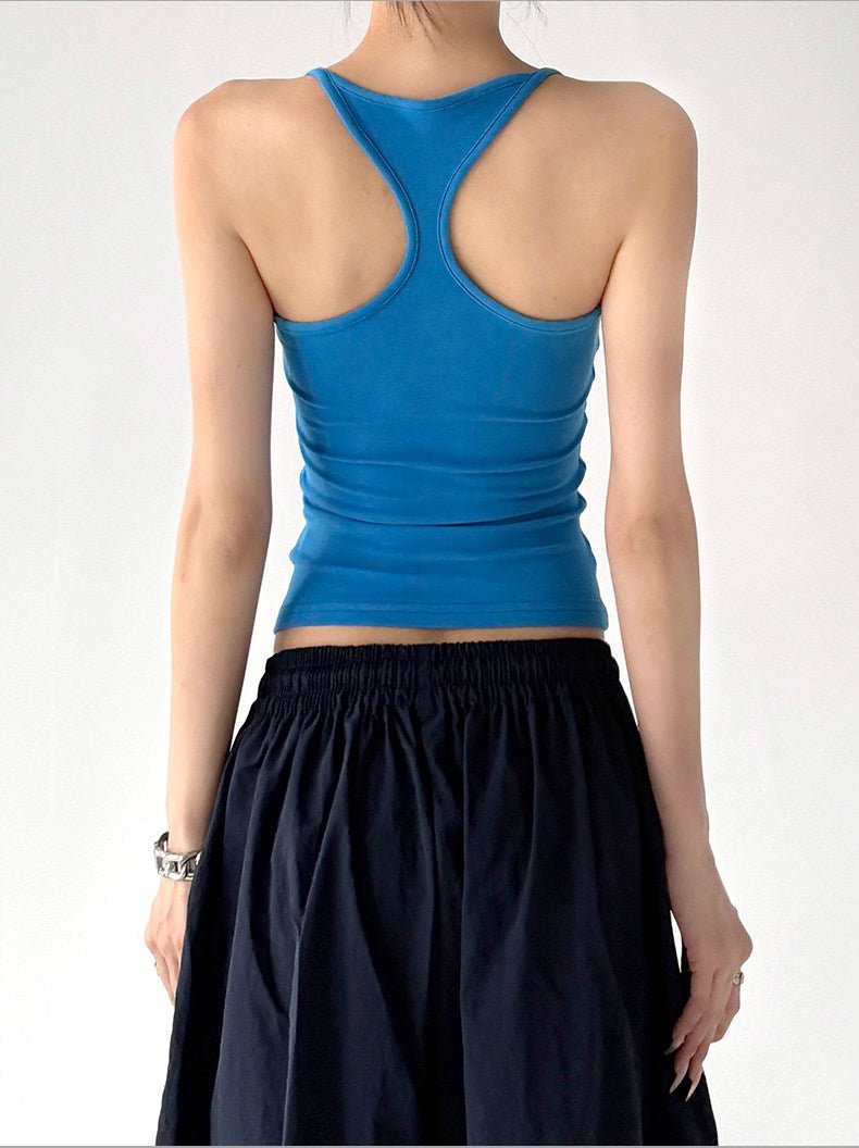 Square-Neck Fitted Tank Top - CT66152 - COPPING THREADS - CT ORIGINALS