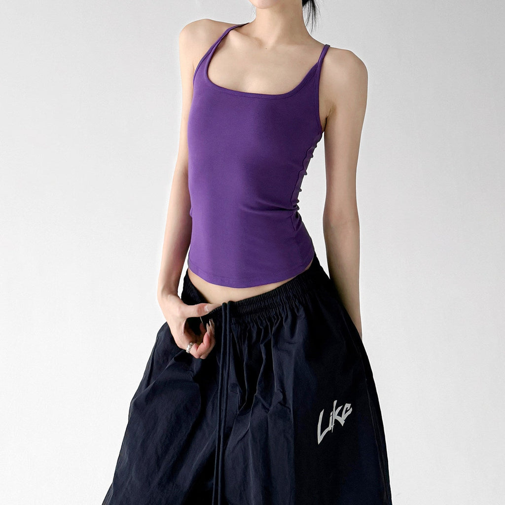 Square-Neck Fitted Tank Top - CT66152 - COPPING THREADS - CT ORIGINALS