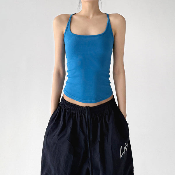 Square-Neck Fitted Tank Top - CT66152 - COPPING THREADS - CT ORIGINALS