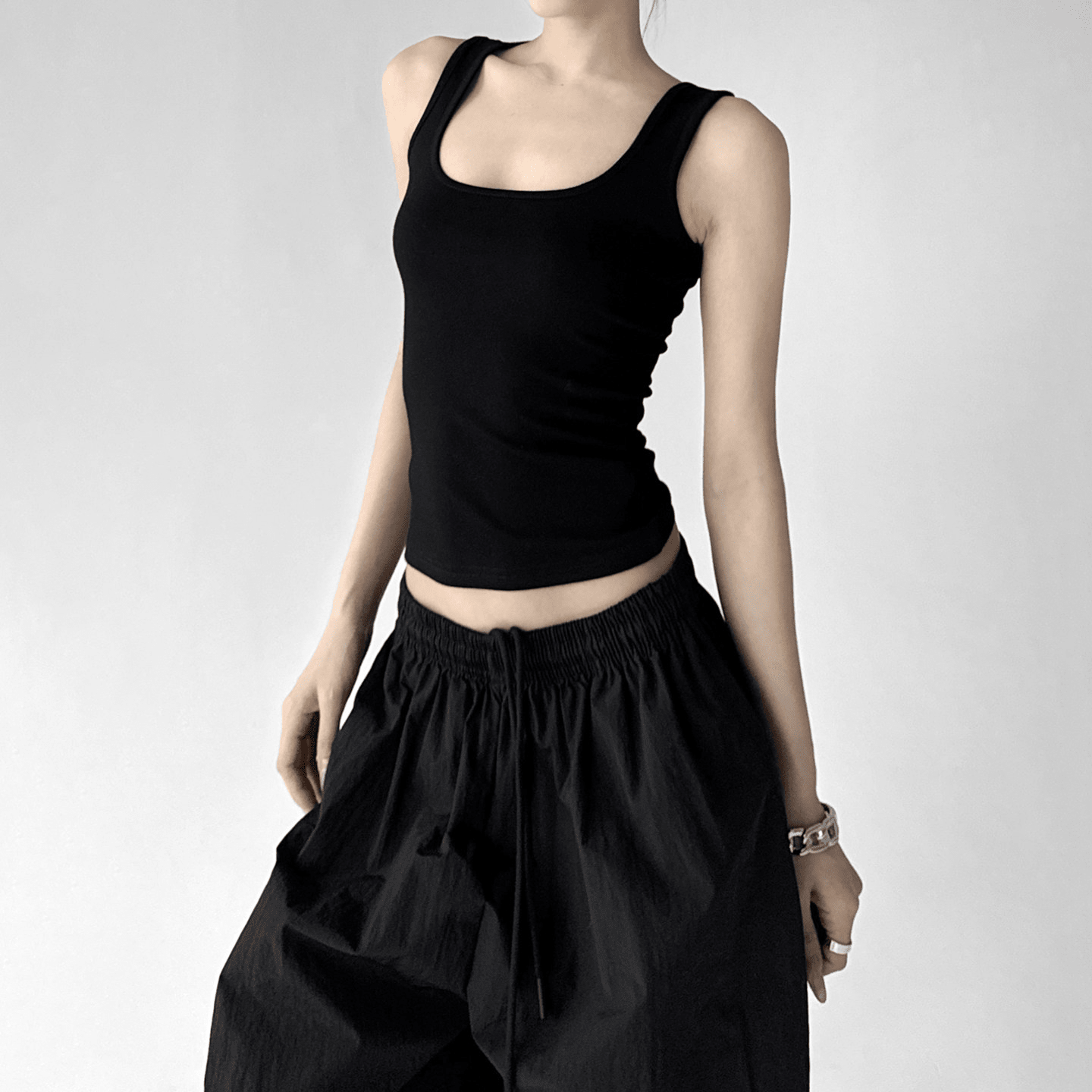 Square Neck Slim Fit Tank Top - CT6643 - COPPING THREADS - CT Select