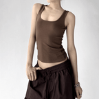 Square Neck Slim Fit Tank Top - CT6643 - COPPING THREADS - CT Select