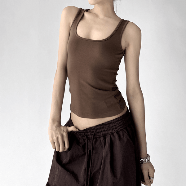 Square Neck Slim Fit Tank Top - CT6643 - COPPING THREADS - CT Select