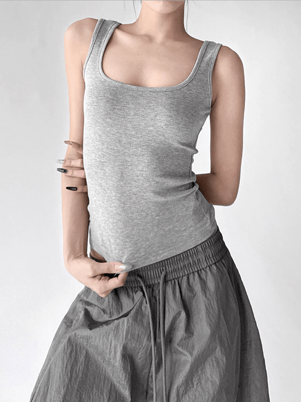Square Neck Slim Fit Tank Top - CT6643 - COPPING THREADS - CT Select