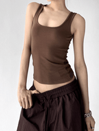 Square Neck Slim Fit Tank Top - CT6643 - COPPING THREADS - CT Select