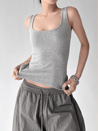 Square Neck Slim Fit Tank Top - CT6643 - COPPING THREADS - CT Select