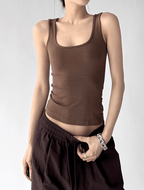 Square Neck Slim Fit Tank Top - CT6643 - COPPING THREADS - CT Select