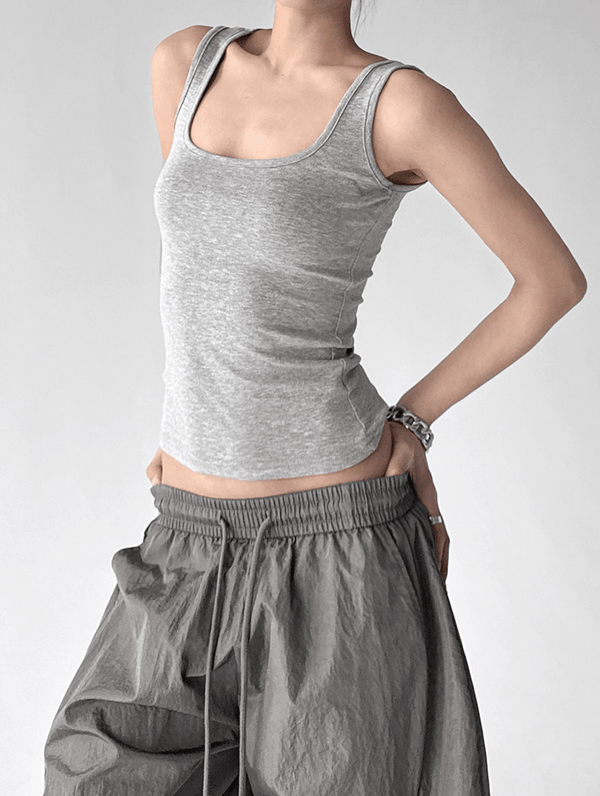 Square Neck Slim Fit Tank Top - CT6643 - COPPING THREADS - CT Select