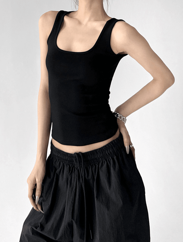 Square Neck Slim Fit Tank Top - CT6643 - COPPING THREADS - CT Select