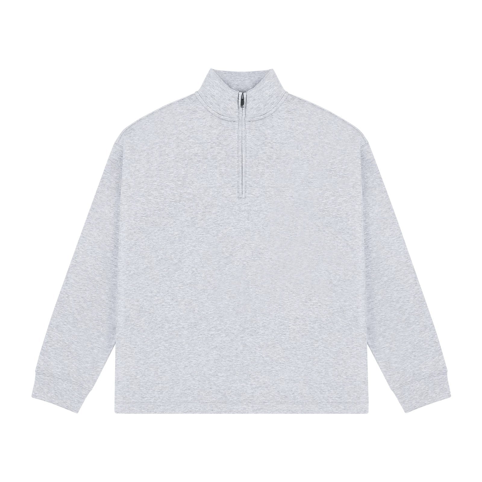 Stand-Collar Half-Zip Sweatshirt 서브 이미지