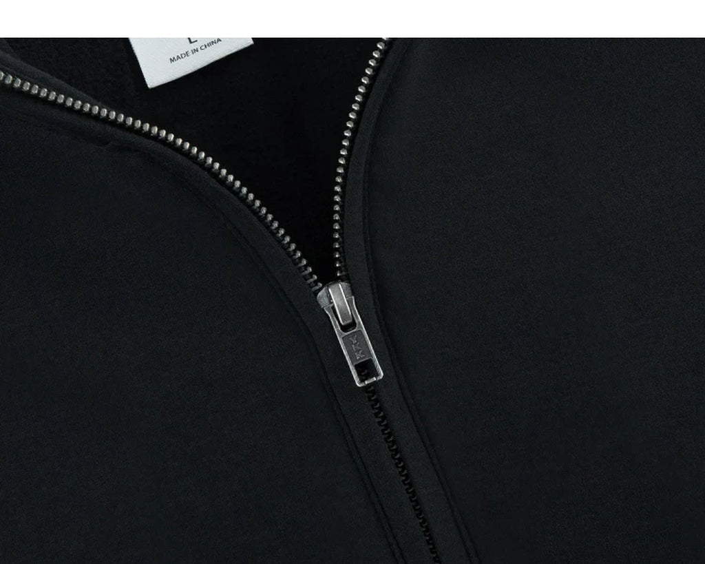 Stand-Collar Half-Zip Sweatshirt - COPPING THREADS - IDLT