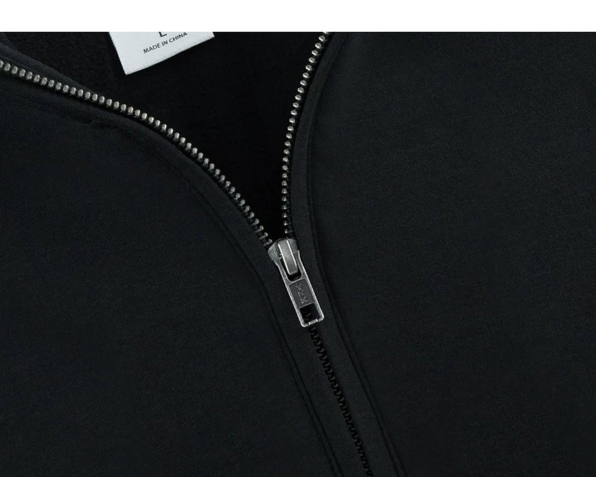 Stand-Collar Half-Zip Sweatshirt - COPPING THREADS - IDLT