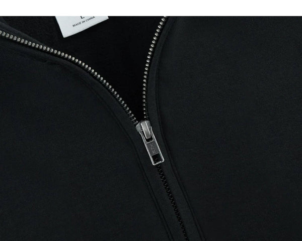 Stand-Collar Half-Zip Sweatshirt - COPPING THREADS - IDLT