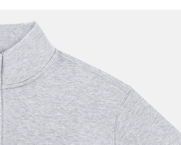 Stand-Collar Half-Zip Sweatshirt - COPPING THREADS - IDLT