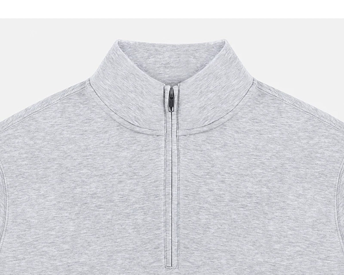 Stand-Collar Half-Zip Sweatshirt - COPPING THREADS - IDLT