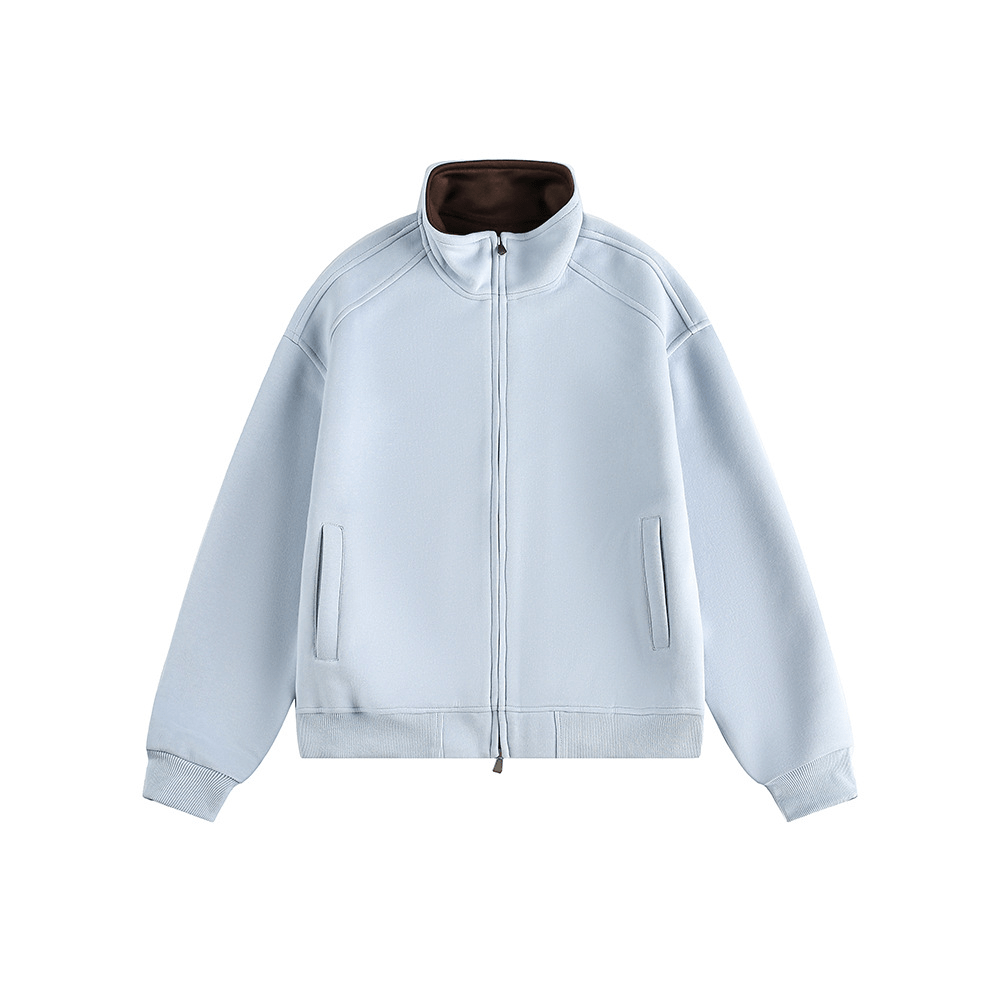 Stand - Collar Zip Sweatshirt Jacket - COPPING THREADS - CATTEE