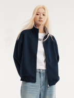 Stand - Collar Zip Sweatshirt Jacket - COPPING THREADS - CATTEE