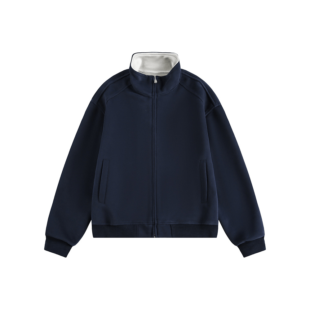 Stand - Collar Zip Sweatshirt Jacket - COPPING THREADS - CATTEE