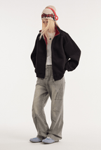 Stand - Collar Zip Sweatshirt Jacket - COPPING THREADS - CATTEE