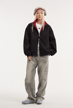 Stand - Collar Zip Sweatshirt Jacket - COPPING THREADS - CATTEE