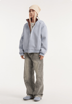 Stand - Collar Zip Sweatshirt Jacket - COPPING THREADS - CATTEE