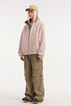 Stand - Collar Zip Sweatshirt Jacket - COPPING THREADS - CATTEE