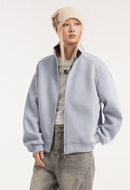 Stand - Collar Zip Sweatshirt Jacket - COPPING THREADS - CATTEE