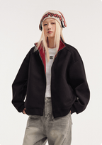 Stand - Collar Zip Sweatshirt Jacket - COPPING THREADS - CATTEE