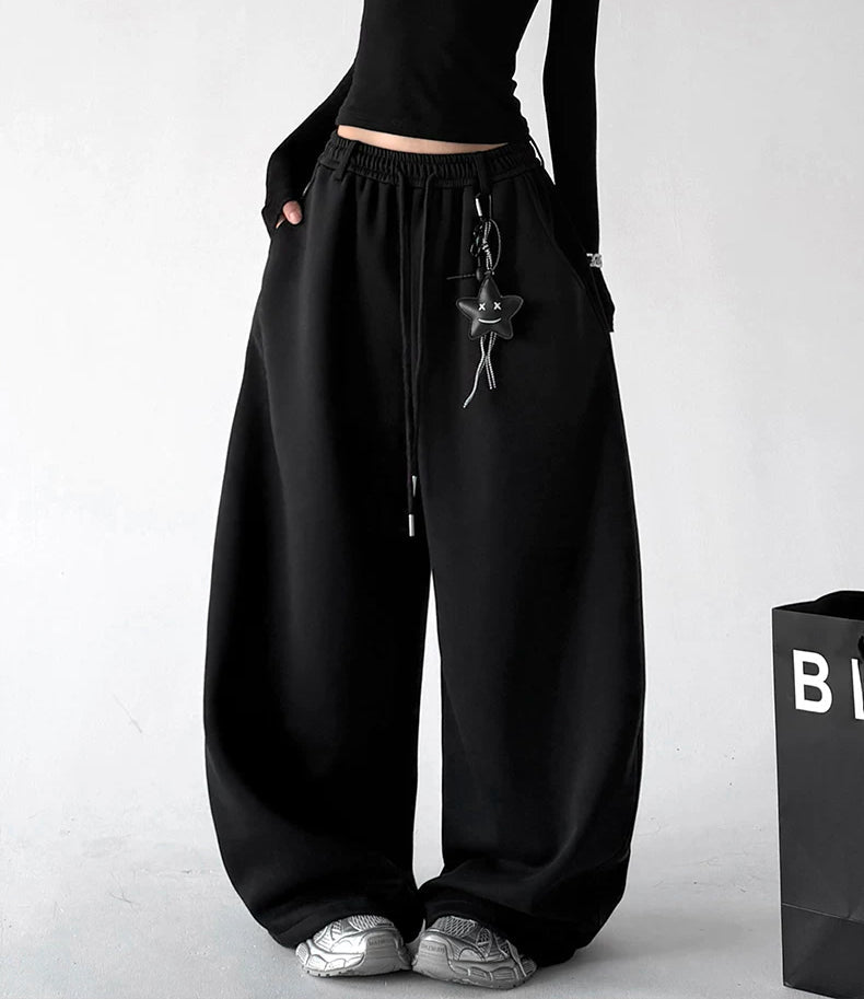 Star-Charm Wide-Leg Sweatpants - COPPING THREADS - CT ORIGINALS