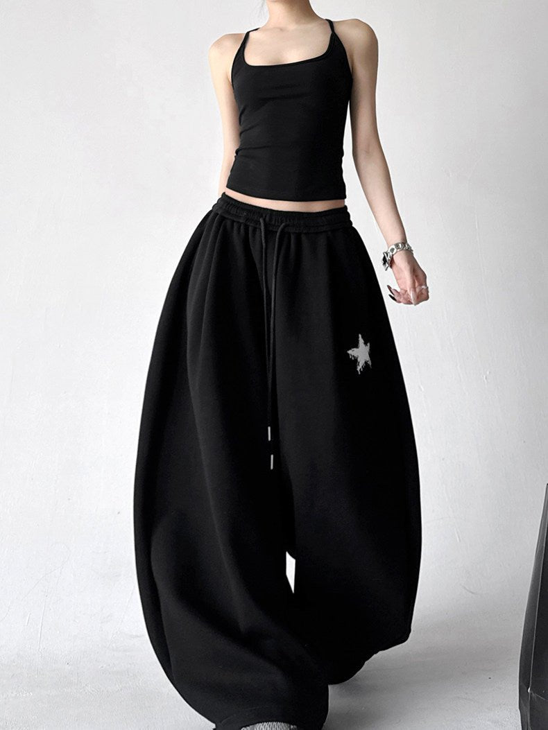 Star-Embroidered Balloon Sweatpants - CT6634 - COPPING THREADS - CT ORIGINALS