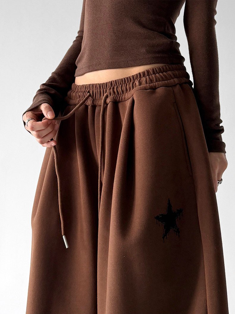 Star-Embroidered Balloon Sweatpants - CT6634 - COPPING THREADS - CT ORIGINALS