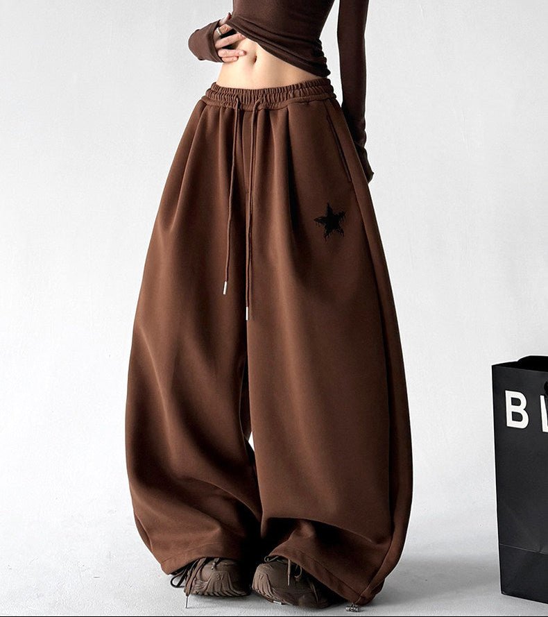 Star-Embroidered Balloon Sweatpants - CT6634 - COPPING THREADS - CT ORIGINALS 메인 이미지