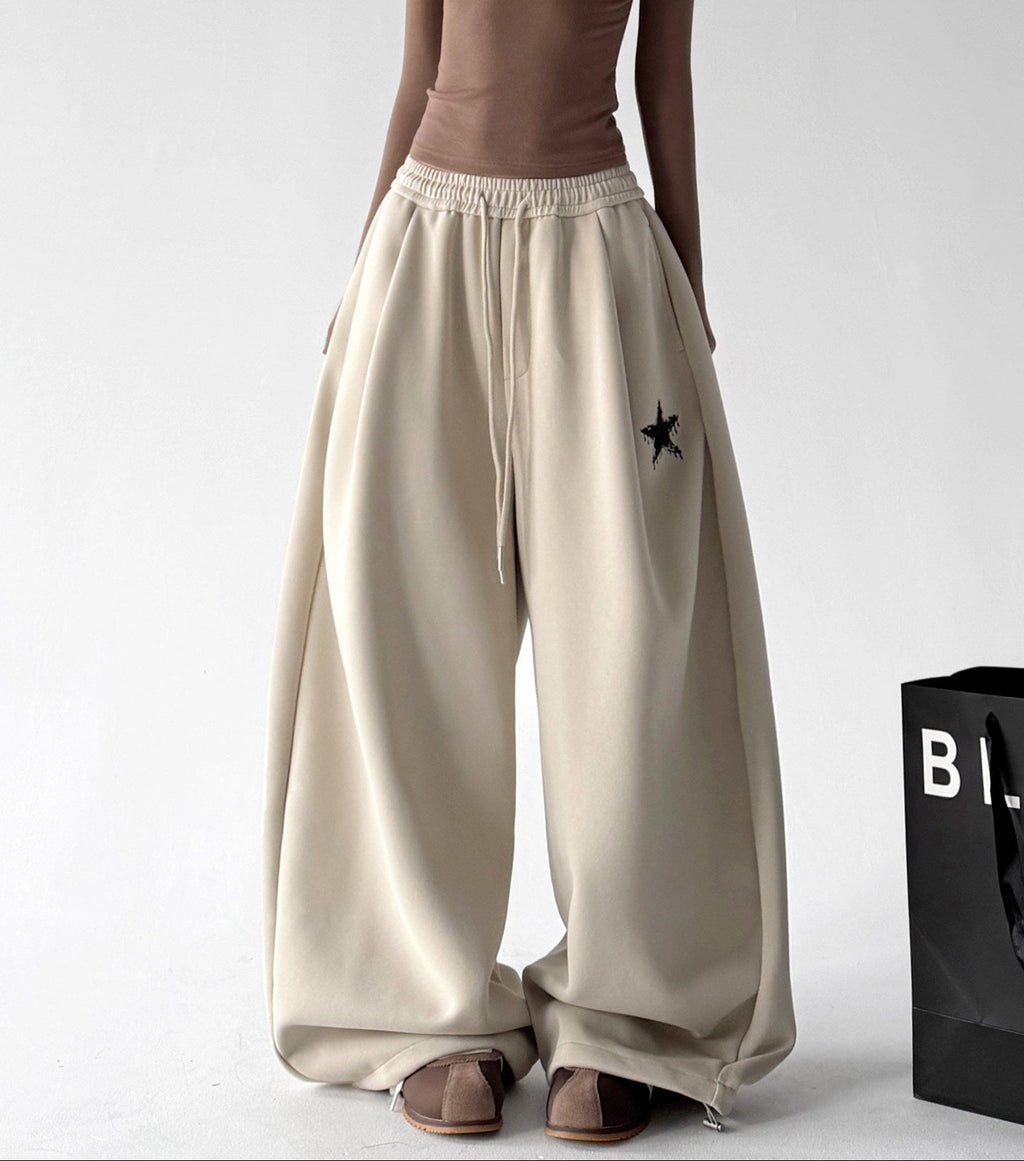 Star-Embroidered Balloon Sweatpants - CT6634 - COPPING THREADS - CT ORIGINALS