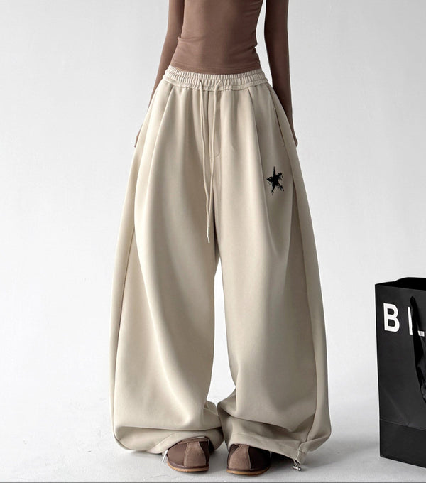 Star-Embroidered Balloon Sweatpants - CT6634 - COPPING THREADS - CT ORIGINALS