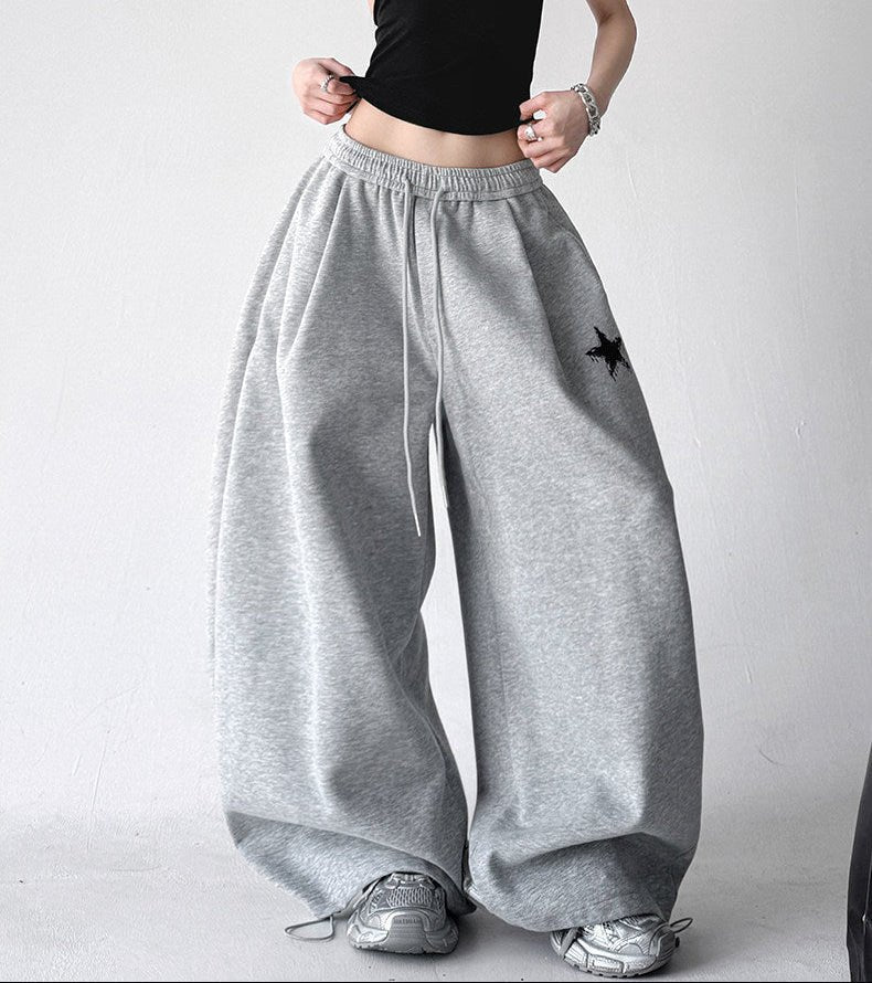 Star-Embroidered Balloon Sweatpants - CT6634 - COPPING THREADS - CT ORIGINALS