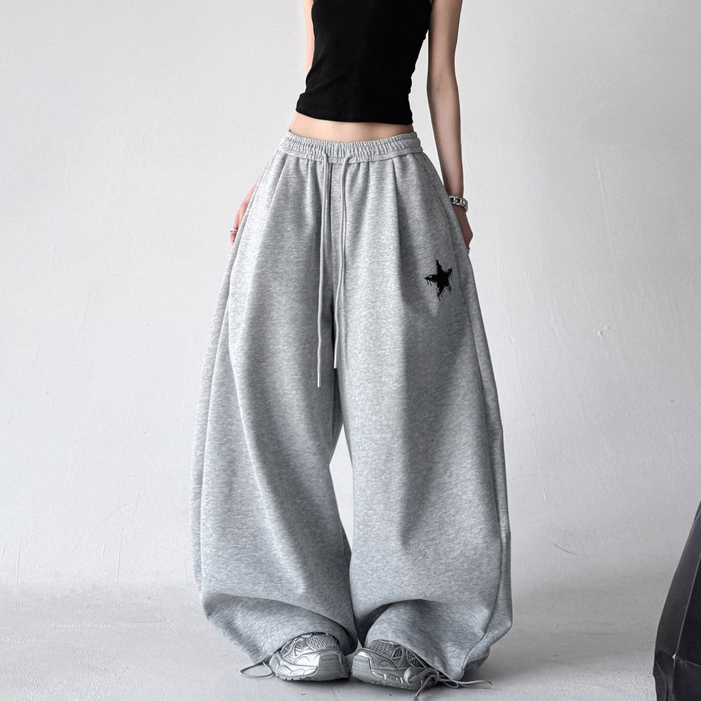 Star-Embroidered Balloon Sweatpants - CT6634 - COPPING THREADS - CT ORIGINALS