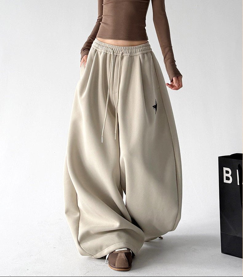 Star-Embroidered Balloon Sweatpants - CT6634 - COPPING THREADS - CT ORIGINALS