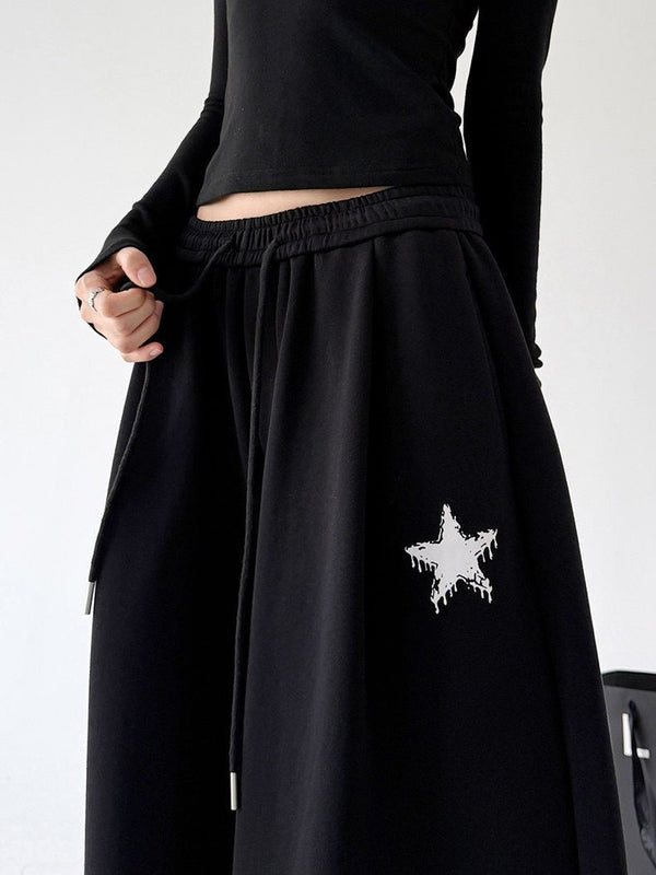 Star-Embroidered Balloon Sweatpants - CT6634 - COPPING THREADS - CT ORIGINALS