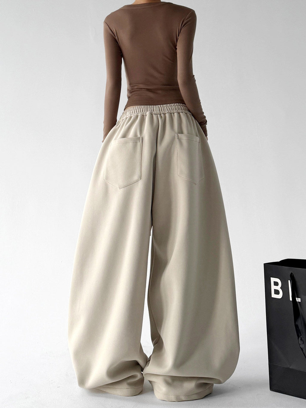 Star-Embroidered Balloon Sweatpants - CT6634 - COPPING THREADS - CT ORIGINALS