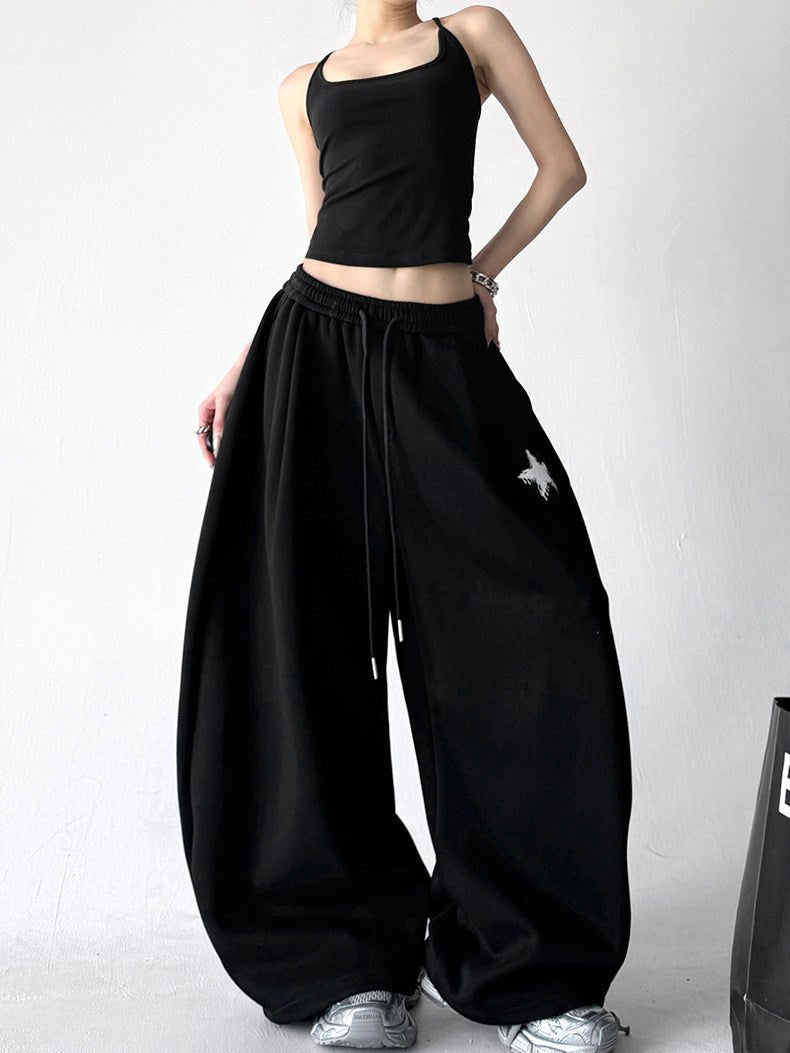 Star-Embroidered Balloon Sweatpants - CT6634 - COPPING THREADS - CT ORIGINALS
